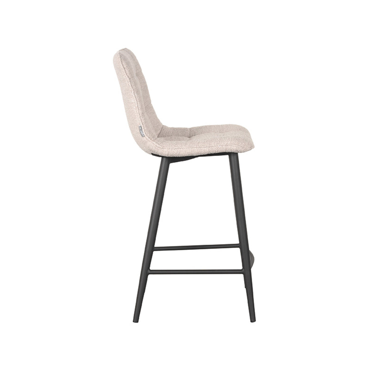 LABEL51 Barkruk Jelt - Naturel - Boucle - Zithoogte 65 van LABEL51 – Luxe comfort op maat van PureWonen. Vraag naar de beste prijs.