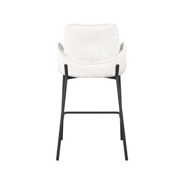 LABEL51 Barkruk Joni - Crème - Elegance - Zithoogte 65 van LABEL51 – Luxe comfort op maat van PureWonen. Vraag naar de beste prijs.