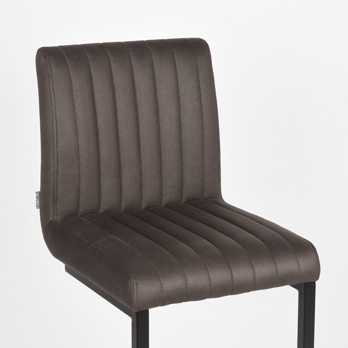 LABEL51 Barkruk Milo - Antraciet - Microfiber - Zithoogte 65 van LABEL51 – Luxe comfort op maat van PureWonen. Vraag naar de beste prijs.