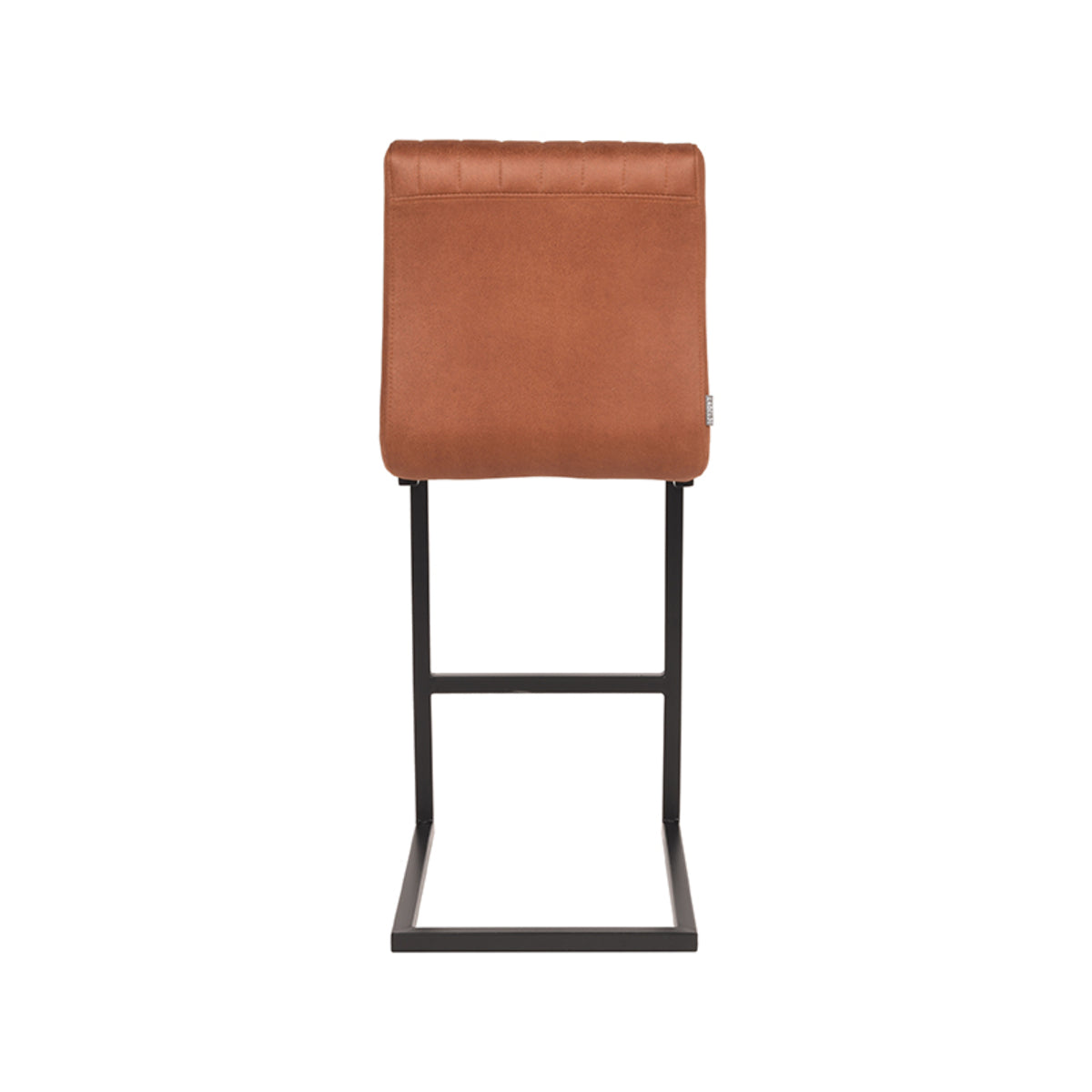 LABEL51 Barkruk Milo - Cognac - Microfiber - Zithoogte 65 van LABEL51 – Luxe comfort op maat van PureWonen. Vraag naar de beste prijs.