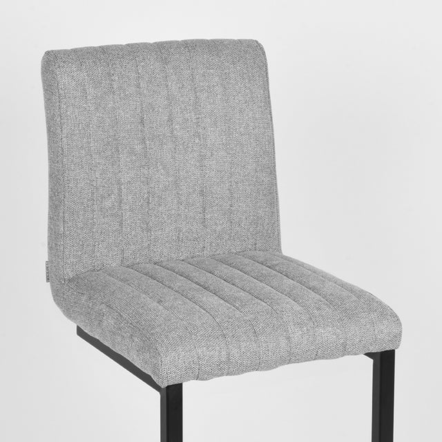 LABEL51 Barkruk Milo - Zinc - Synthetisch - Zithoogte 65 van LABEL51 – Luxe comfort op maat van PureWonen. Vraag naar de beste prijs.