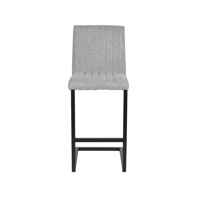 LABEL51 Barkruk Milo - Zinc - Synthetisch - Zithoogte 65 van LABEL51 – Luxe comfort op maat van PureWonen. Vraag naar de beste prijs.