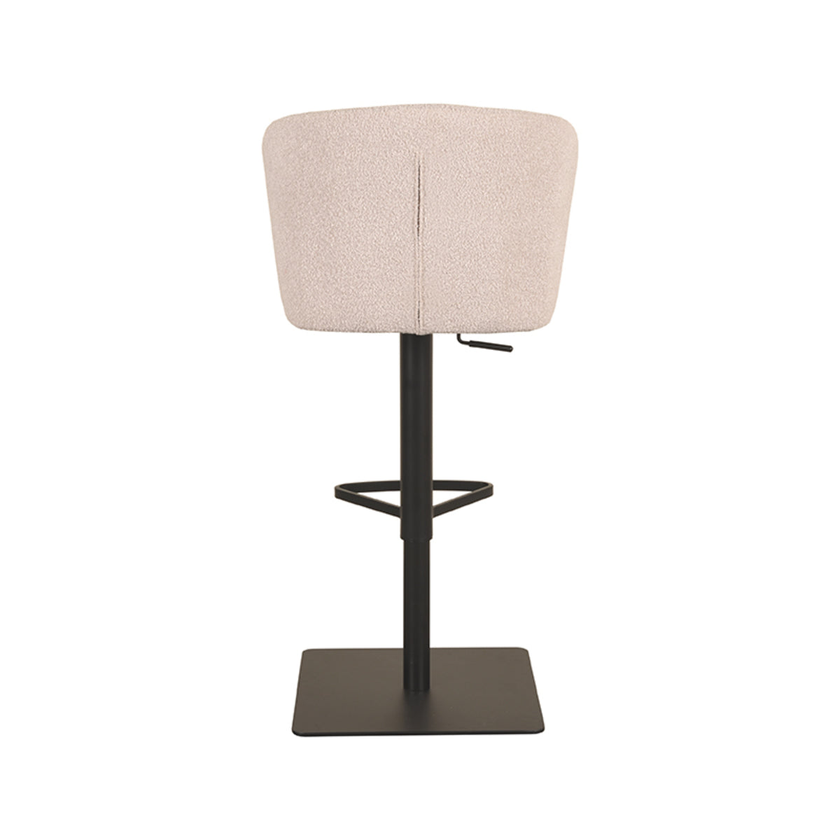 LABEL51 Barkruk Wave - Naturel - Boucle - Gaslift van LABEL51 - laagste prijs offerte van PureWonen