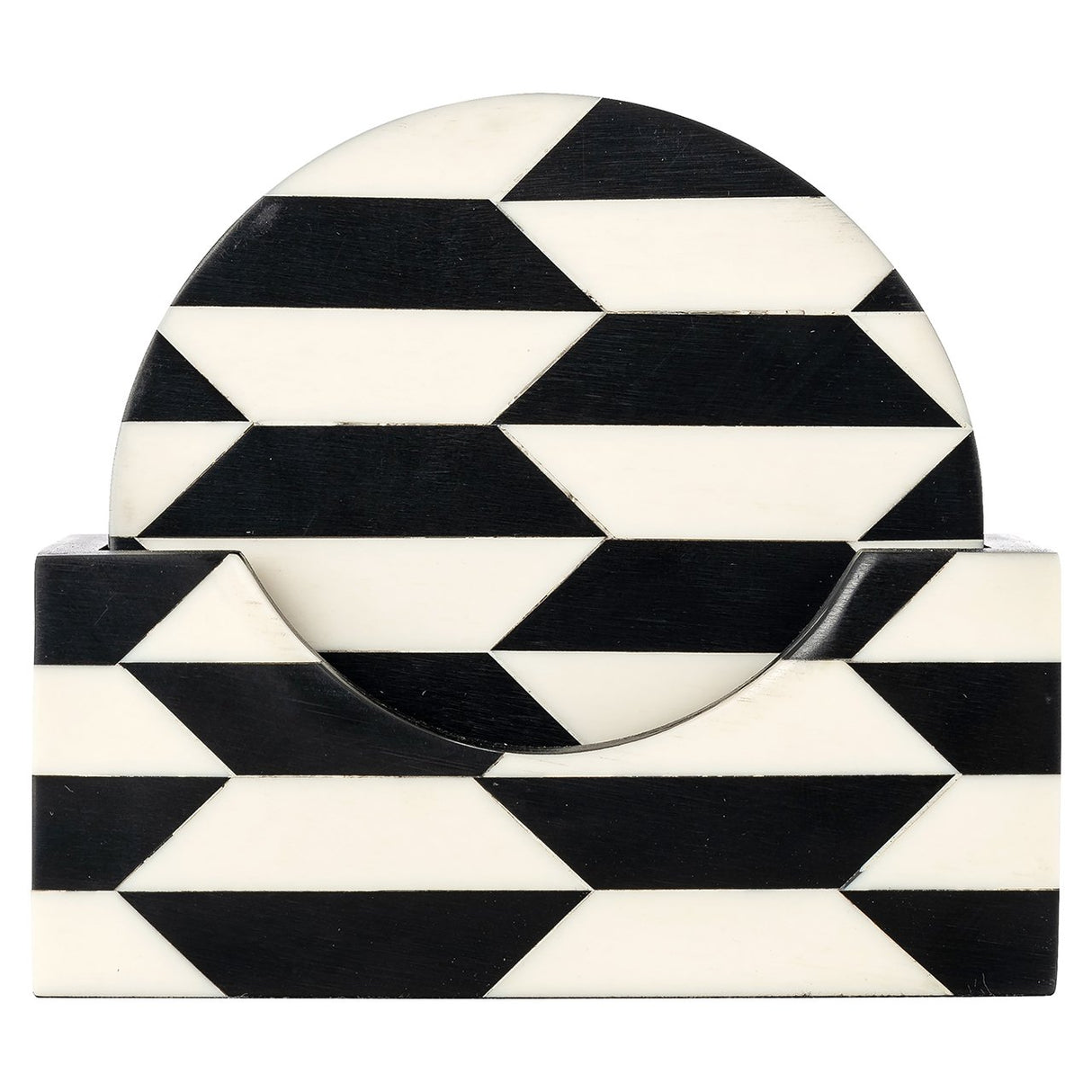 Onderzetters Jula (Black/white) van Richmond Interiors – Luxe comfort op maat van PureWonen. Vraag naar de beste prijs.