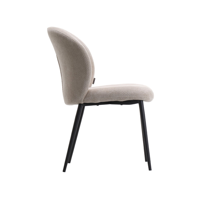 LABEL51 Eetkamerstoel Vino - Naturel - Elite van LABEL51 – Luxe comfort op maat van PureWonen. Vraag naar de beste prijs.