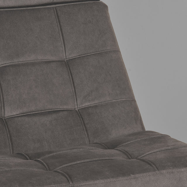 LABEL51 Fauteuil Alvar - Antraciet - Cosmo - Excl. Hocker van LABEL51 – Luxe comfort op maat van PureWonen. Vraag naar de beste prijs.