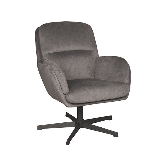 LABEL51 Fauteuil Moss - Antraciet - Cosmo van LABEL51 – Luxe comfort op maat van PureWonen. Vraag naar de beste prijs.