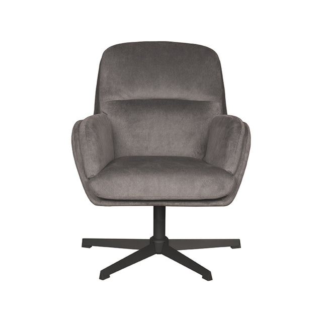 LABEL51 Fauteuil Moss - Antraciet - Cosmo van LABEL51 – Luxe comfort op maat van PureWonen. Vraag naar de beste prijs.