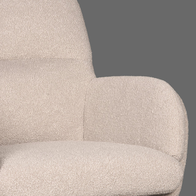 LABEL51 Fauteuil Moss - Naturel - Boucle van LABEL51 – Luxe comfort op maat van PureWonen. Vraag naar de beste prijs.