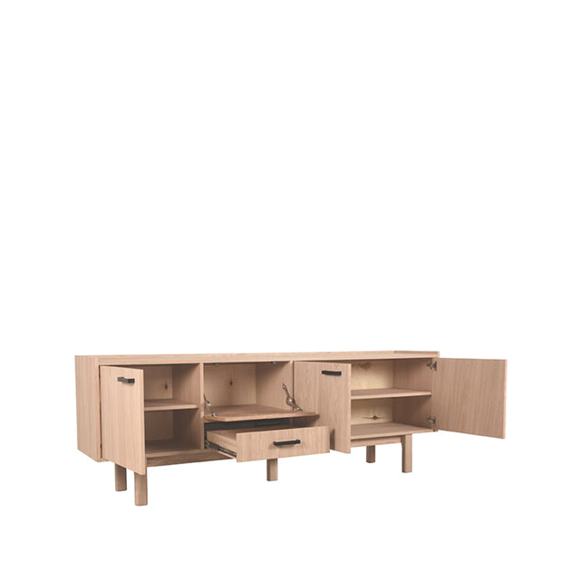 LABEL51 Dressoir Cali - Naturel - Eiken - Dressoir van LABEL51 – Luxe comfort op maat van PureWonen. Vraag naar de beste prijs.