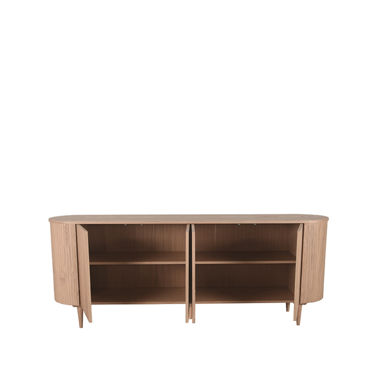 LABEL51 Dressoir Oliva - Naturel - Eiken - Dressoir 220 cm van LABEL51 – Luxe comfort op maat van PureWonen. Vraag naar de beste prijs.