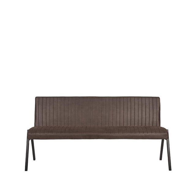 LABEL51 Eetkamerbank Matz - Antraciet - Microfiber - 175 cm van LABEL51 – Luxe comfort op maat van PureWonen. Vraag naar de beste prijs.