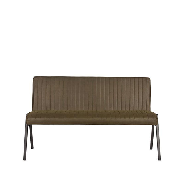 LABEL51 Eetkamerbank Matz - Army green - Microfiber - 145 cm van LABEL51 - laagste prijs offerte van PureWonen