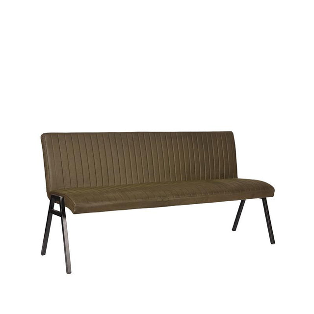 LABEL51 Eetkamerbank Matz - Army green - Microfiber - 175 cm van LABEL51 - laagste prijs offerte van PureWonen