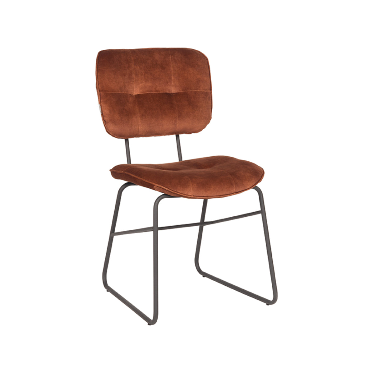 LABEL51 Eetkamerstoel Dez - Rust - Velours van LABEL51 - laagste prijs offerte van PureWonen