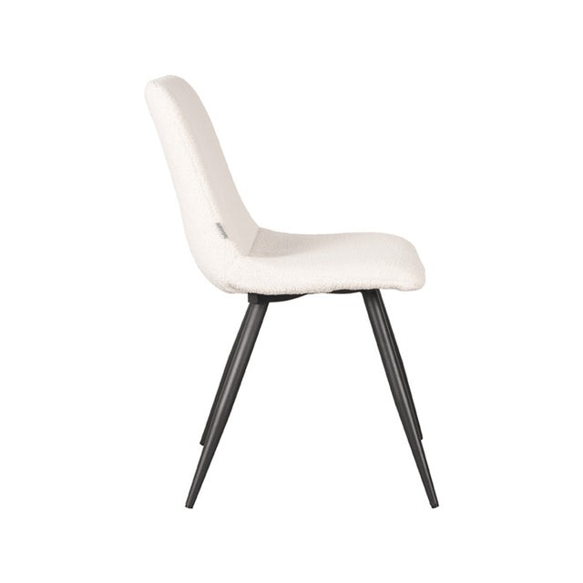 LABEL51 Eetkamerstoel Jep - Ivory - Teddy van LABEL51 – Luxe comfort op maat van PureWonen. Vraag naar de beste prijs.