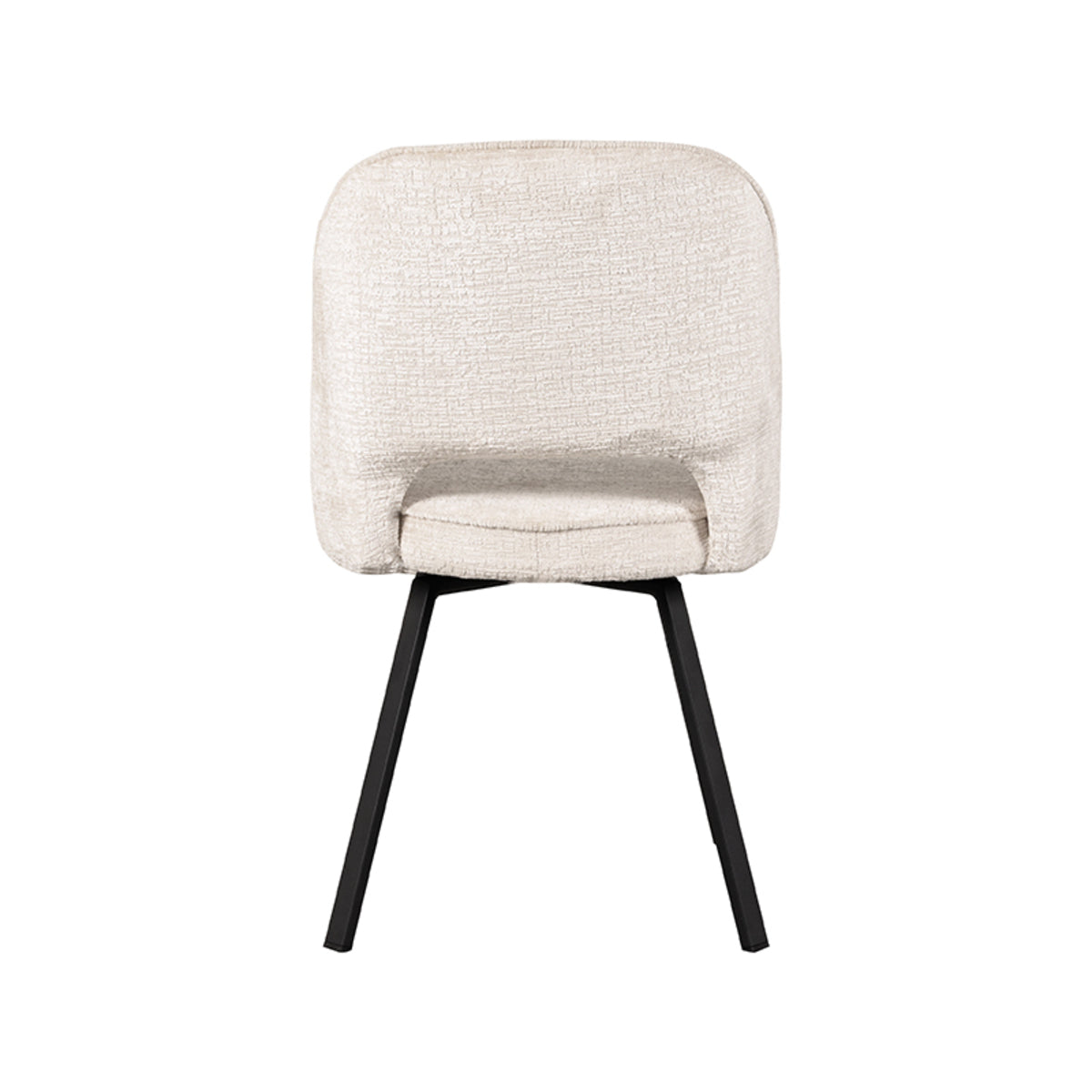 LABEL51 Eetkamerstoel Lewis - Crème - Fluweel van LABEL51 – Luxe comfort op maat van PureWonen. Vraag naar de beste prijs.
