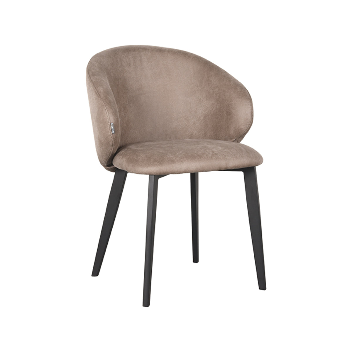 LABEL51 Eetkamerstoel Logan - Taupe - Microfiber van LABEL51 – Luxe comfort op maat van PureWonen. Vraag naar de beste prijs.