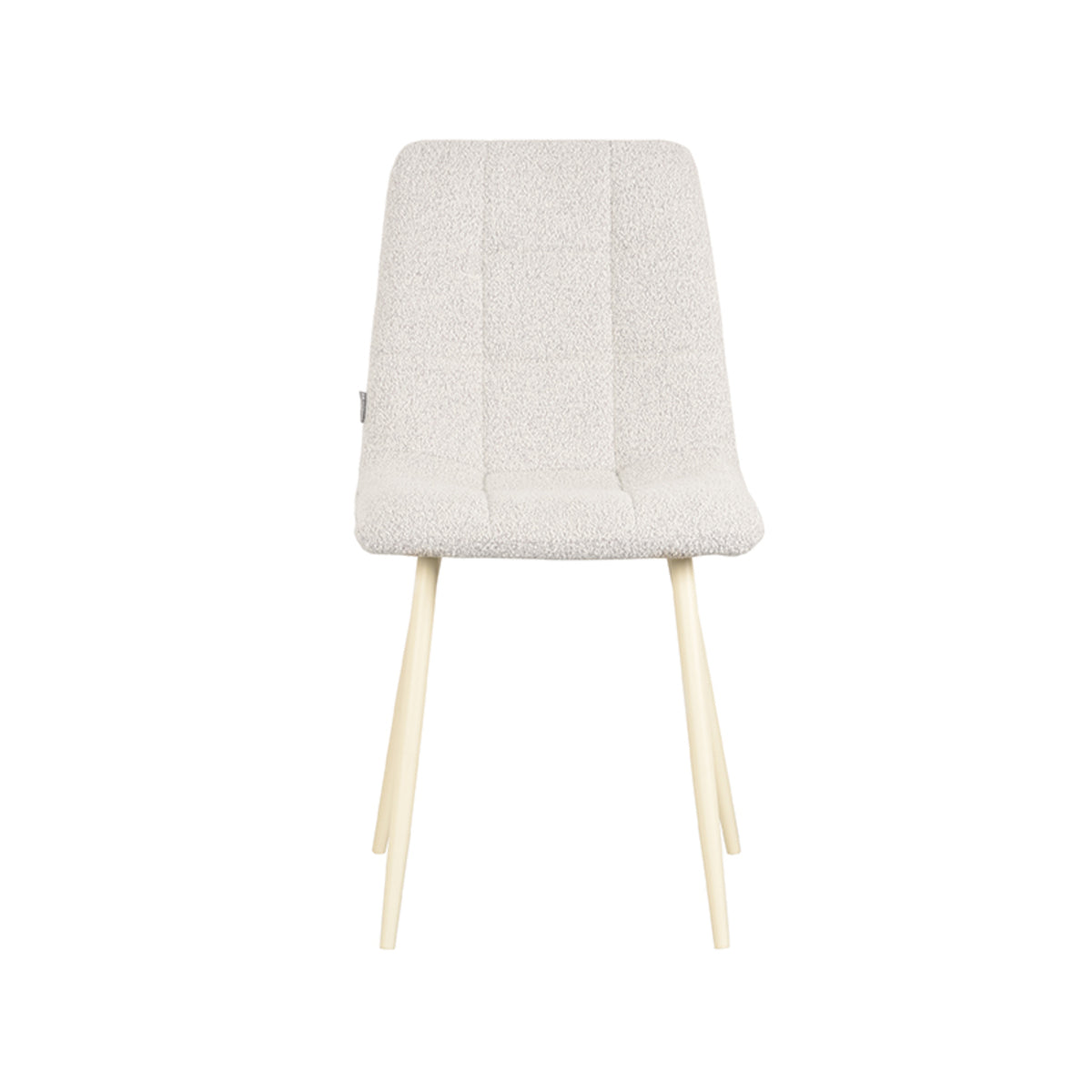 LABEL51 Eetkamerstoel Nino - Wit - Boucle van LABEL51 - laagste prijs offerte van PureWonen
