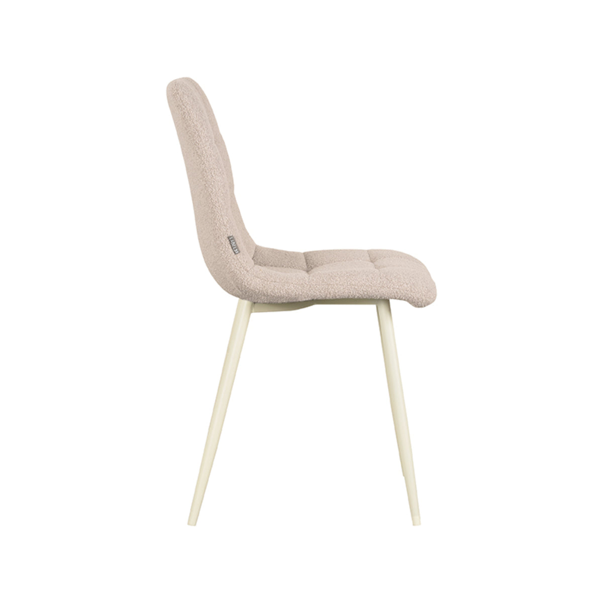 LABEL51 Eetkamerstoel Nino - Naturel - Boucle van LABEL51 - laagste prijs offerte van PureWonen