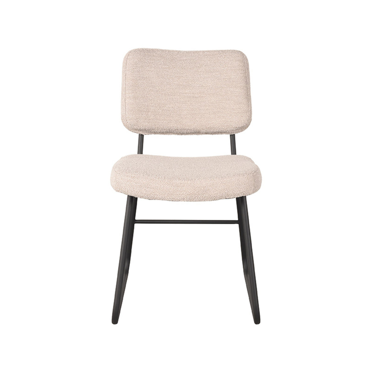 LABEL51 Eetkamerstoel Noah - Naturel - Boucle van LABEL51 – Luxe comfort op maat van PureWonen. Vraag naar de beste prijs.