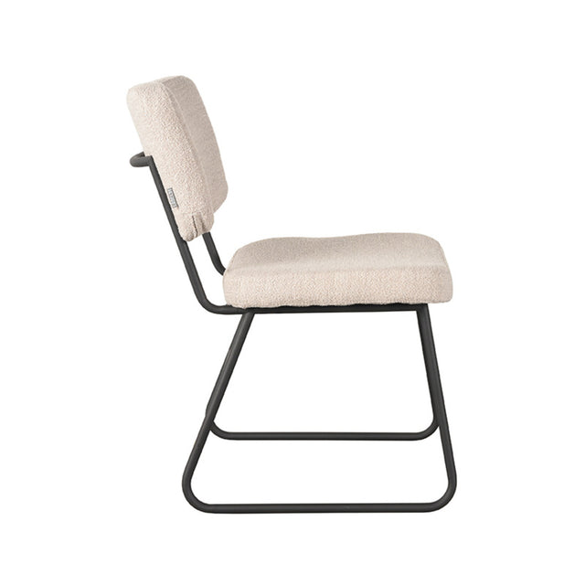 LABEL51 Eetkamerstoel Noah - Naturel - Boucle van LABEL51 - laagste prijs offerte van PureWonen