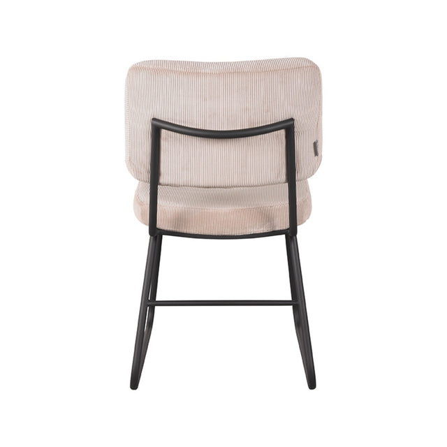 LABEL51 Eetkamerstoel Noah - Naturel - Ribcord van LABEL51 – Luxe comfort op maat van PureWonen. Vraag naar de beste prijs.