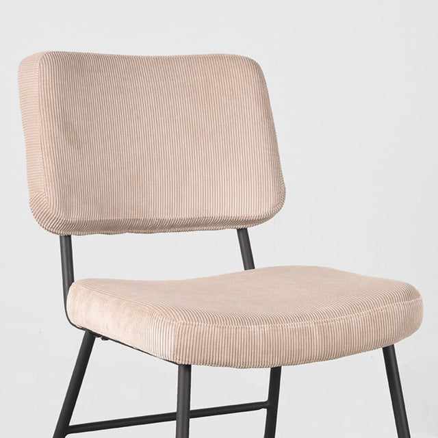 LABEL51 Eetkamerstoel Noah - Naturel - Ribcord van LABEL51 – Luxe comfort op maat van PureWonen. Vraag naar de beste prijs.