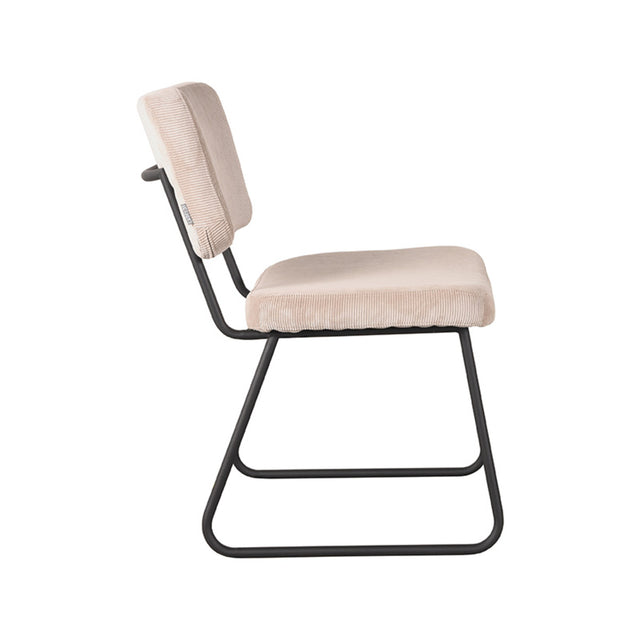 LABEL51 Eetkamerstoel Noah - Naturel - Ribcord van LABEL51 – Luxe comfort op maat van PureWonen. Vraag naar de beste prijs.