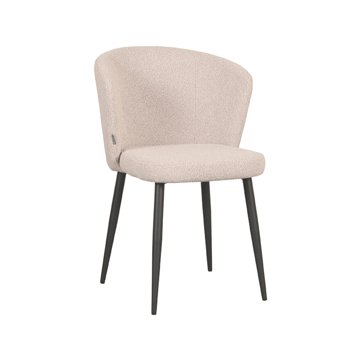 LABEL51 Eetkamerstoel Wave - Naturel - Boucle van LABEL51 - laagste prijs offerte van PureWonen