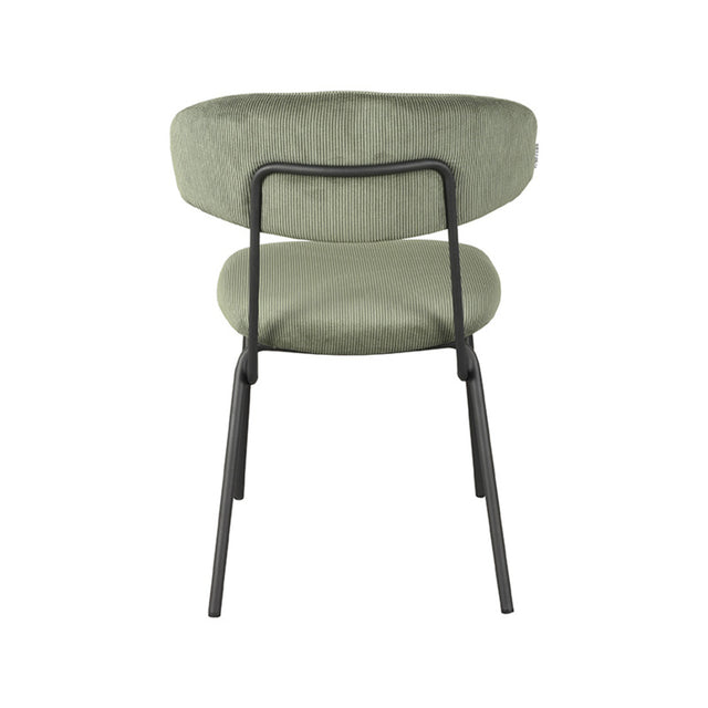 LABEL51 Eetkamerstoel Zack - Forest - Ribcord van LABEL51 – Luxe comfort op maat van PureWonen. Vraag naar de beste prijs.