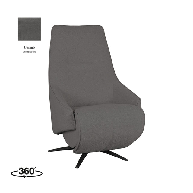 LABEL51 Fauteuil Odense - Antraciet - Cosmo van LABEL51 - laagste prijs offerte van PureWonen