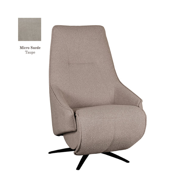 LABEL51 Fauteuil Odense - Taupe - Micro Suede van LABEL51 – Luxe comfort op maat van PureWonen. Vraag naar de beste prijs.