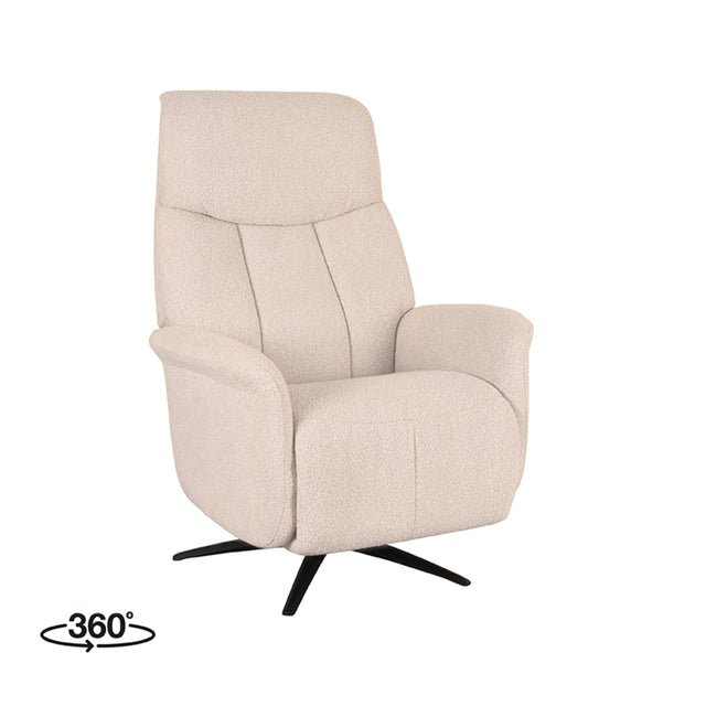 LABEL51 Fauteuil Oslo - Naturel - Boucle van LABEL51 – Luxe comfort op maat van PureWonen. Vraag naar de beste prijs.