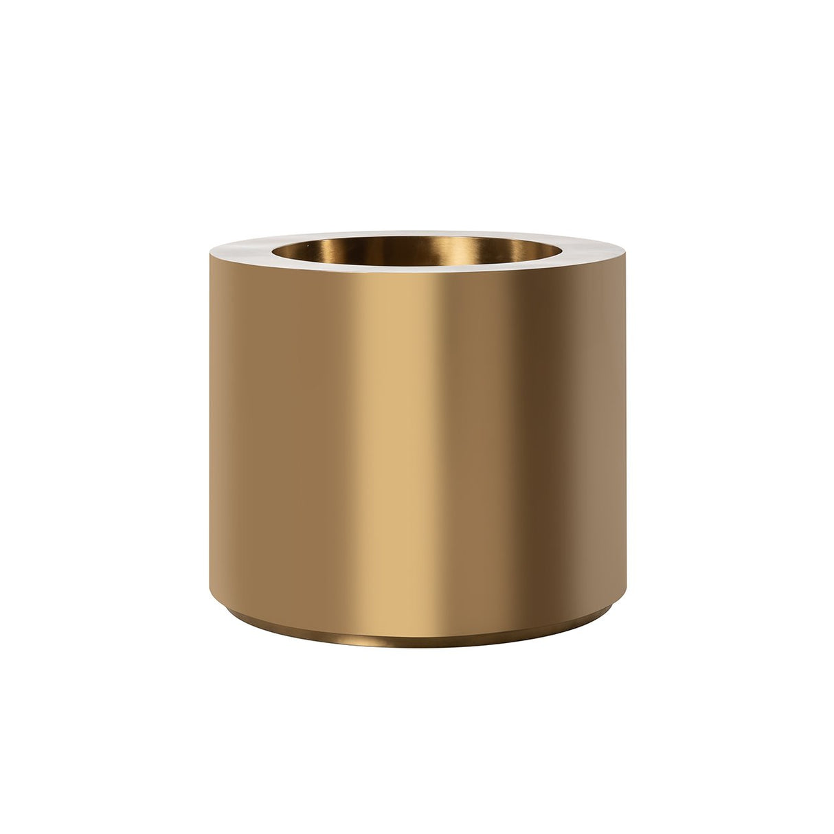 Plantenbak Donna 60Ø (Brushed Gold) van Richmond Interiors – Luxe comfort op maat van PureWonen. Vraag naar de beste prijs.