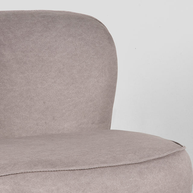 LABEL51 Fauteuil Bunny - Taupe - Microfiber van LABEL51 – Luxe comfort op maat van PureWonen. Vraag naar de beste prijs.
