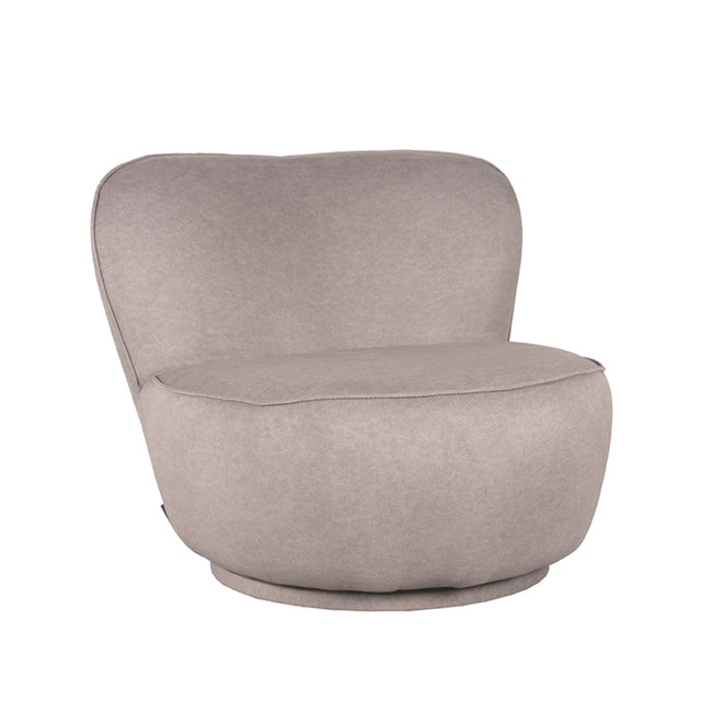 LABEL51 Fauteuil Bunny - Taupe - Microfiber van LABEL51 – Luxe comfort op maat van PureWonen. Vraag naar de beste prijs.