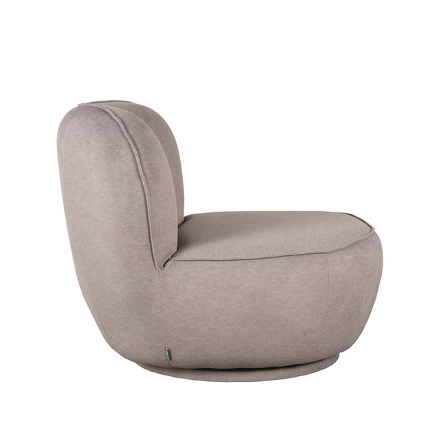 LABEL51 Fauteuil Bunny - Taupe - Microfiber van LABEL51 – Luxe comfort op maat van PureWonen. Vraag naar de beste prijs.