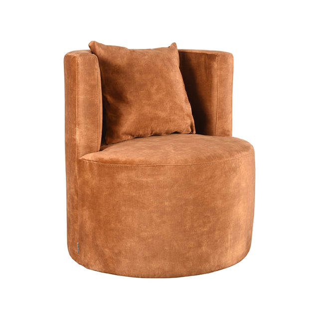 LABEL51 Fauteuil Evy - Oker - Velours - 65 cm van LABEL51 – Luxe comfort op maat van PureWonen. Vraag naar de beste prijs.