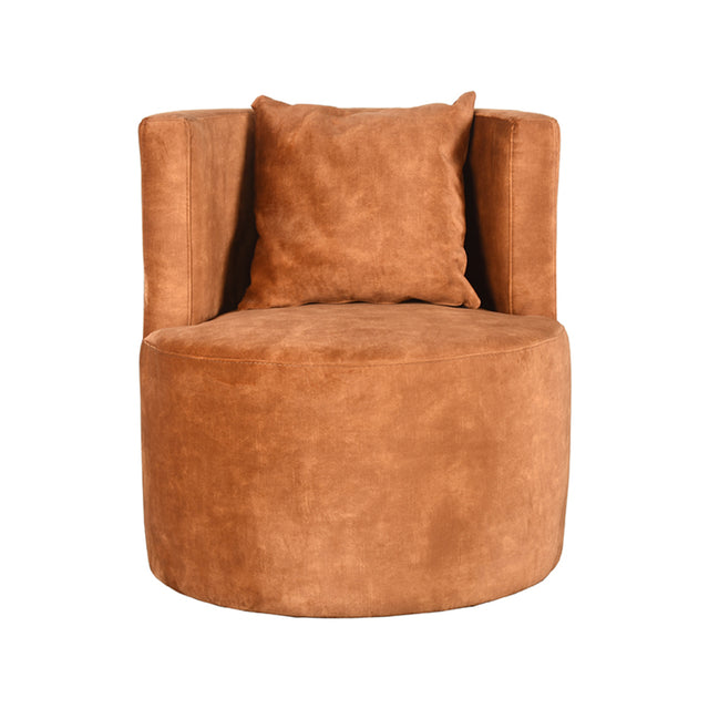 LABEL51 Fauteuil Evy - Oker - Velours - 65 cm van LABEL51 – Luxe comfort op maat van PureWonen. Vraag naar de beste prijs.