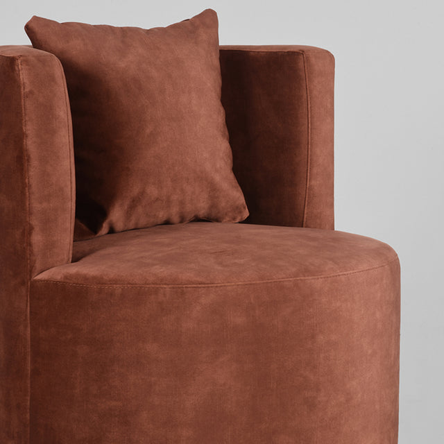 LABEL51 Fauteuil Evy - Rust - Velours - 65 cm van LABEL51 - laagste prijs offerte van PureWonen