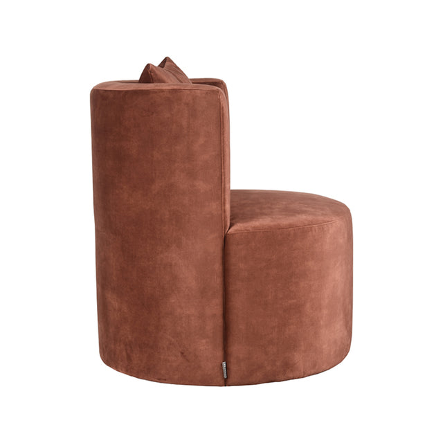 LABEL51 Fauteuil Evy - Rust - Velours - 65 cm van LABEL51 - laagste prijs offerte van PureWonen