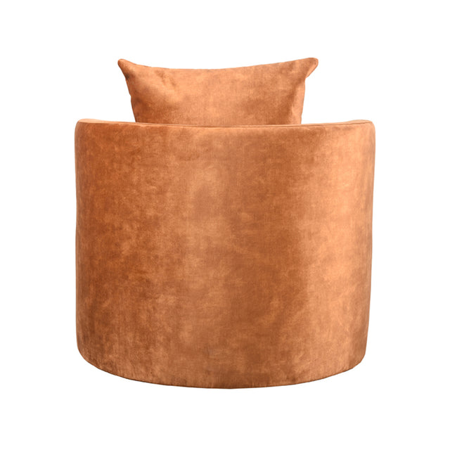 LABEL51 Fauteuil Evy - Oker - Velours - 90 cm van LABEL51 – Luxe comfort op maat van PureWonen. Vraag naar de beste prijs.