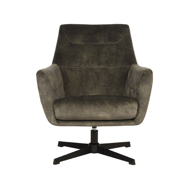 LABEL51 Fauteuil Toby - Hunter - Velours van LABEL51 – Luxe comfort op maat van PureWonen. Vraag naar de beste prijs.