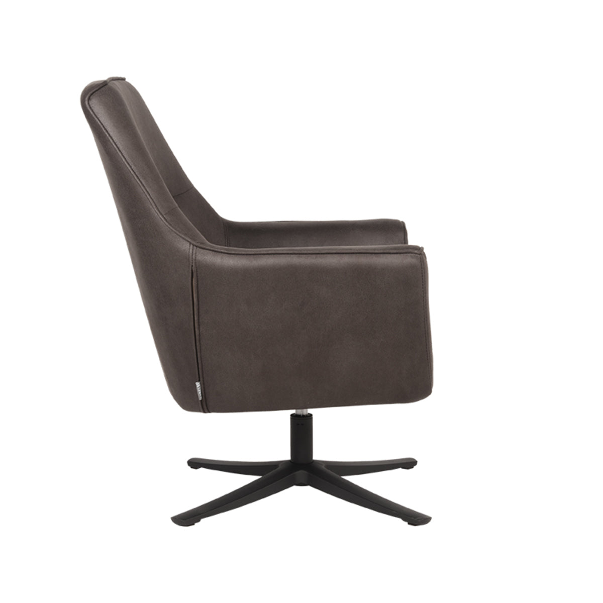 LABEL51 Fauteuil Tod - Antraciet - Microfiber van LABEL51 – Luxe comfort op maat van PureWonen. Vraag naar de beste prijs.