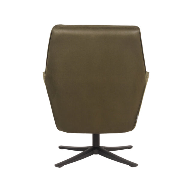LABEL51 Fauteuil Tod - Army green - Microfiber van LABEL51 – Luxe comfort op maat van PureWonen. Vraag naar de beste prijs.
