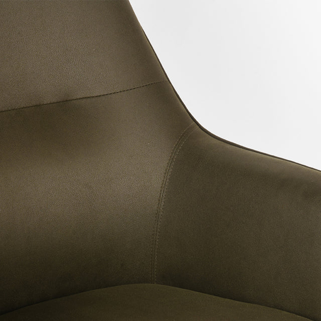 LABEL51 Fauteuil Tod - Army green - Microfiber van LABEL51 – Luxe comfort op maat van PureWonen. Vraag naar de beste prijs.