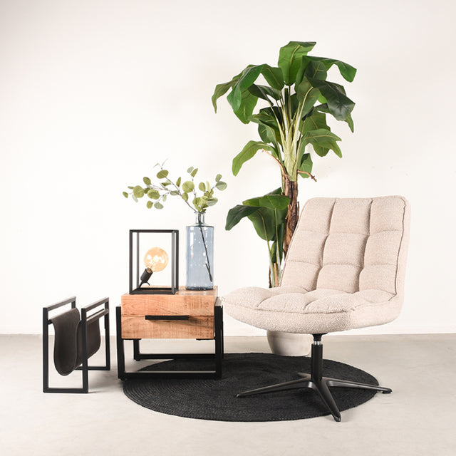 LABEL51 Fauteuil Vince - Naturel - Boucle van LABEL51 - laagste prijs offerte van PureWonen