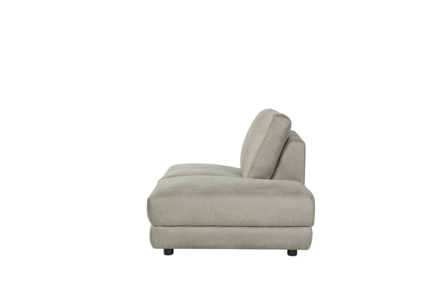 LABEL51 Bank Tivoli - Taupe - Micro Suede - Ottomane Rechts Voorstaand van LABEL51 - laagste prijs offerte van PureWonen