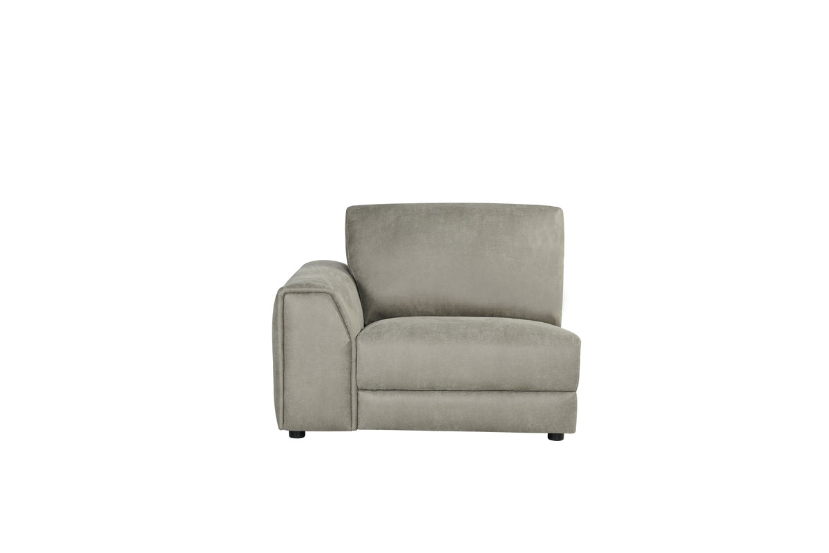 LABEL51 Bank Tivoli - Taupe - Micro Suede - 1,5-Zits Arm Links Voorstaand van LABEL51 – Luxe comfort op maat van PureWonen. Vraag naar de beste prijs.